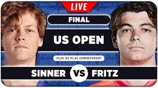 SINNER vs FRITZ ● US Open 2024 Final ● LIVE Tennis Play by Play Stream [upl. by Annenn]