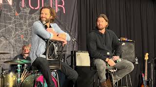 Jared Padalecki and Jensen Ackles main panel SPN con Jacksonville FL November 5 2023 [upl. by Yraht]