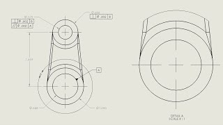 SolidWorks Tutorial Detail View [upl. by Ynaffad]