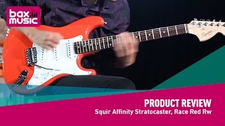 Squir Affinity Stratocaster Race Red Rw  Review [upl. by Mayce443]