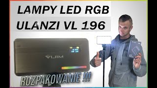 Lampy LED RGBUlanzi VIJIM VL196➤ROZPAKOWANIE😉👍 [upl. by Starlene]