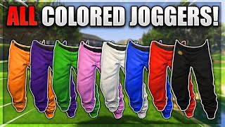 UPDATED GTA 5 HOW TO GET ALL COLORED JOGGERS AFTER PATCH 168 GTA 5 Colored Joggers Glitch [upl. by Wystand]