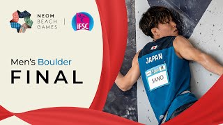 Mens Boulder final  NEOM Beach Games 2023 [upl. by Formica]