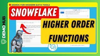 Snowflake Higher Order Functions FILTER TRANSFORM REDUCE A Practical Guide  DemoHub [upl. by Reg]