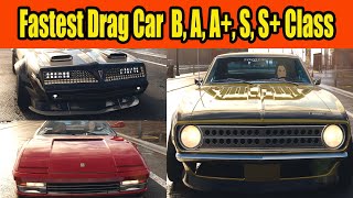 NFS Unbound Fastest Drag Car Per Class B A A S S [upl. by Aneekahs325]