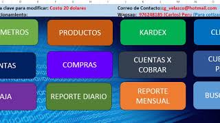 Sistema de facturacion en excel gratis [upl. by Elinet]