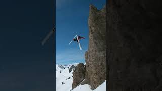 Candide Thovex playing with gravity with lAiguille Percée [upl. by Latea164]