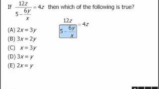 GRE Math Tricks The quotSomethingquot Method for complicated equations [upl. by March382]