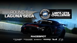 PRL LMP3 amp GT4 Challenge on iRacing  Round 6 at Laguna Seca [upl. by Divadnhoj802]