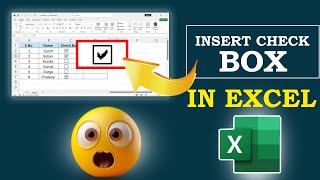 How to Insert Checkbox in Excel ✅ [upl. by Essej]