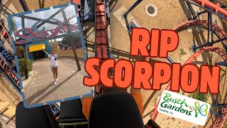 Goodbye Scorpion at Busch Gardens Tampa [upl. by Henry]