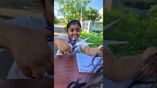 Chewing GUM on the HAIR😱TomampJerry 🤣DiyaIshwarya shorts viralvideo [upl. by Aisad]