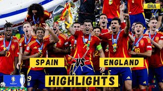 Spain Vs England Highlights Spain Become Champions For The 4th Time Beat England I UEFA Euro 2024 [upl. by Docile770]