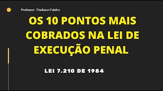 LEI DE EXECUÇÃO PENAL 2024 LEP ATUALIZADA [upl. by Maxma884]