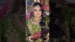 mehndi dress and makeup shortsyoutube shotrs viralvideo subscribe bridal makeup [upl. by Tristram]