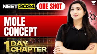 Mole Concept in One Shot  1 Day 1 Chapter  NEET 2024  Akansha Karnwal [upl. by Anderegg]