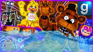 Gmod FNAF  Freddys Pizzeria Gets Flooded [upl. by Akcinat]