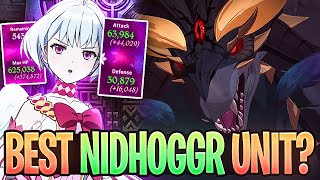 THE BEST DPS UNIT FOR NIDHOGGR NOW FITORIA SNAKE SHOWCASE PvE Showcase 7DS Grand Cross [upl. by Ahsikyt699]