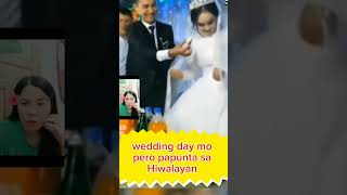 Wedding day pero papunta sa Hiwalayan shortvideo funny justforfun viralvideo [upl. by Selegna399]