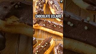 Easter Special  Chocolate Eclairs Recipe  How To Make Chocolate Eclairs ytshorts food easter [upl. by Zsamot]