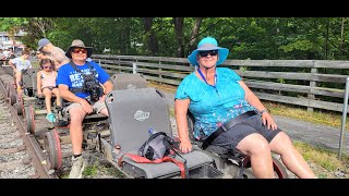 Rail Biking from Frostburg to Cumberland Maryland [upl. by Enehs]