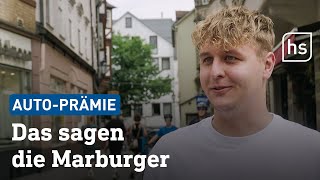 Marburg Auto abmelden  Prämie bekommen  hessenschau [upl. by Krutz]