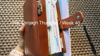 Flip Through Thursday  Week 40  October 2024  Pink Planner Girl [upl. by Christina]