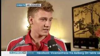 20090902 Nicklas Bendtner interview [upl. by Lokkin780]