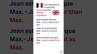 Le comparatif et le superlatif  The comparative and the superlative [upl. by Llenej]