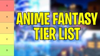 New Anime Fantasy Tier List 2024  All Units Ranked From Best To Worst [upl. by Hwu]