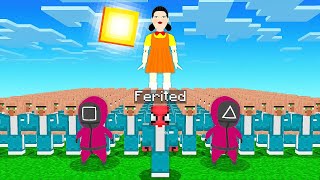 FERİTED VS SQUİD GAME  Minecraft [upl. by Vrablik]