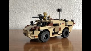 LEGO Bundeswehr Spähwagen Fennek MOC [upl. by Nordek]