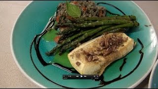 Herb Crusted Fish with a Tomato and Shallot Salsa INCREDIBLE [upl. by Suryt]