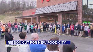 Ribbon cut on new Food City in Clintwood Virginia [upl. by Ermentrude]