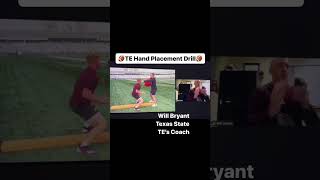 Tight End Drills with Will Bryant Texas State TE Coach [upl. by Beacham]