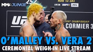 UFC 299 OMalley vs Vera 2 Ceremonial WeighIns Live Stream  Friday 5 pm ET [upl. by Lemmie]