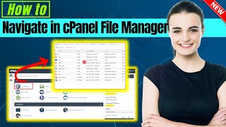 How to navigate in cPanel File Manager 2024  Using File Manager in cPanel [upl. by Akirat]