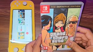 GTA Trilogy The Definitive Edition Nintendo Switch Lite [upl. by Mich580]