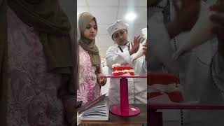 How to use a nozzle  piping karne ka tareeka  baking vidoes  icing  cake decorating [upl. by Annawat]