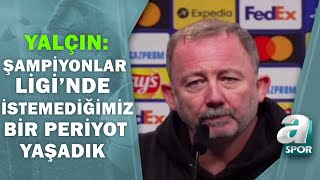 Borussia Dortmund 50 Beşiktaş Sergen Yalçın Maç Sonu Basın Toplantısı  A Spor  Avrupa Gecesi [upl. by Niwrad]