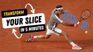 Transform Your Slice in 5 Minutes  Tennis Backhand Slice Technique [upl. by Holly-Anne816]