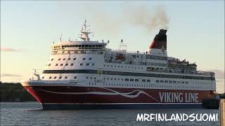 MS Gabriella Mariehamn 21 09 2024 Departure After Visit Harvest festival Åland  Viking Line [upl. by Olgnaed886]