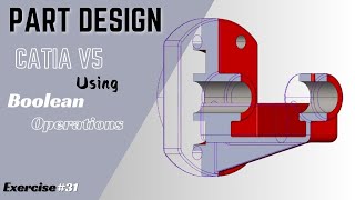 CATIA V5 Master the Art of Complex Part Design  Exercise 31 [upl. by Nylinnej]