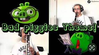 “The Bad Piggies theme” on clarinet and bass clarinet [upl. by Lepine]