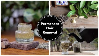 PERMANENT Facial Hair Removal  100 Natural Remedies  Backed By Science [upl. by Robenia579]