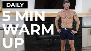 5 MIN WARM UP  FULL BODY WARMUP FOR AT HOME WORKOUTS  TIFFxDAN [upl. by Kyne877]