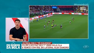 VITÓRIA DO MENGÃO A chegada de Filipe Luís mudou o ambiente do Flamengo  Os Donos da Bola RJ [upl. by Ehrenberg]