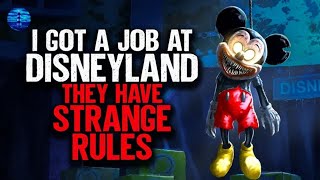 I got a job at Disneyland They have STRANGE RULES [upl. by Eemla]