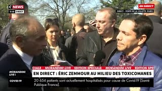 Éric Zemmour face aux toxicomanes clandestins de la colline du crack [upl. by Aneelad]