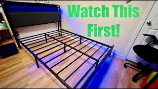 Rolanstar Full Size Bed Frame  What to Expect [upl. by Bijan]